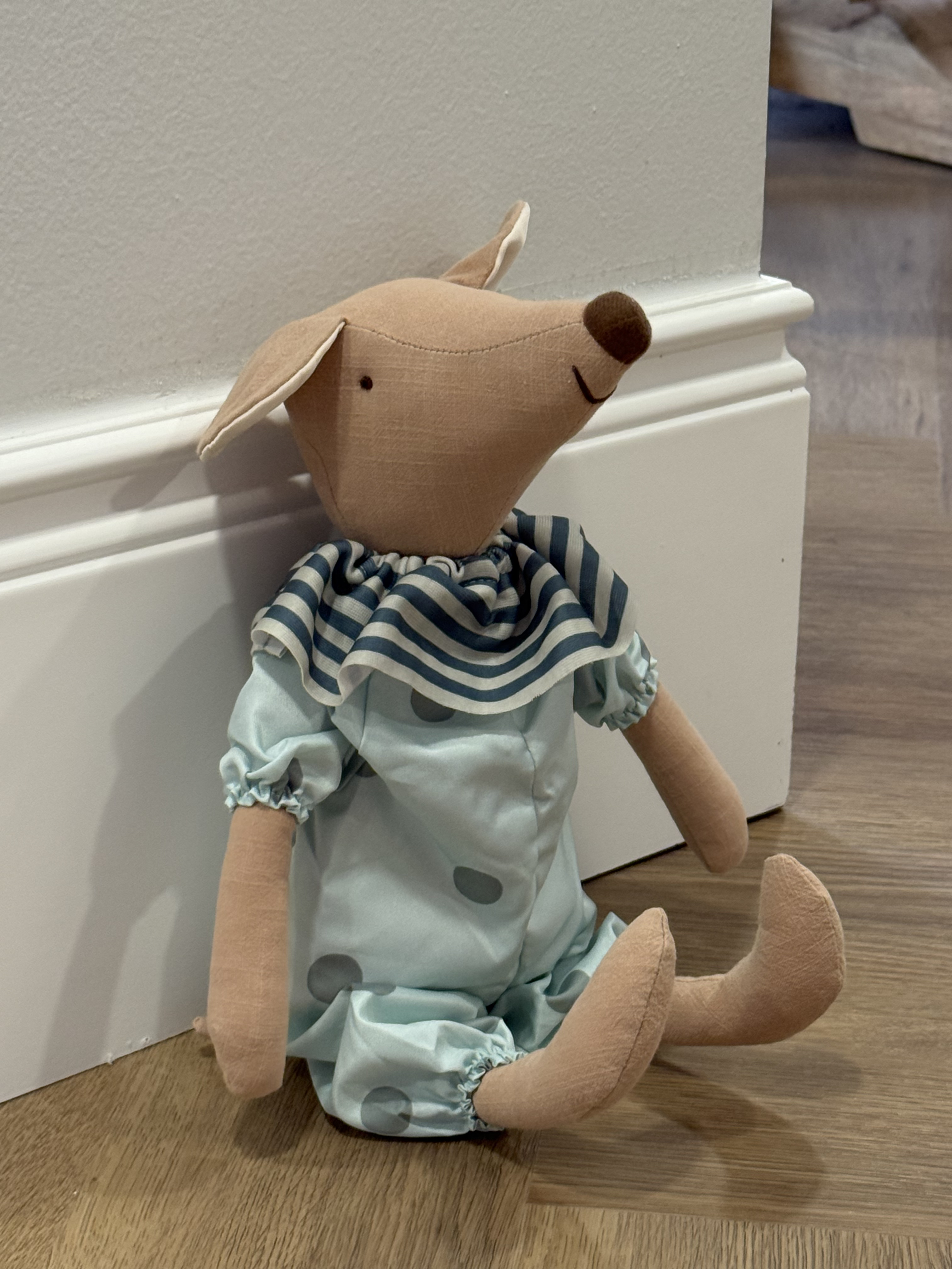 Peluche ratoncito azul